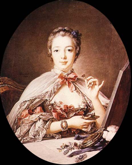 Marquise de Pompadour at the Toilet-Table